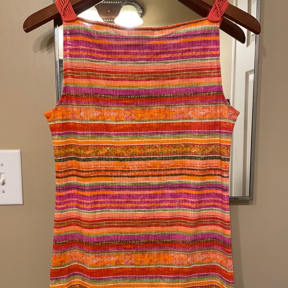 NWT Ralph Lauren summer top with macramé trim. Size S - Picture 3 of 3